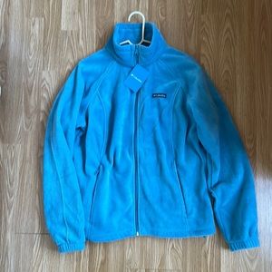 Columbia Benton Springs Full Zip Womens XL blue jacket! NWT!